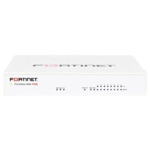 FortiGate 60E PoE firewall in Dubai with power over Ethernet support, advanced security features, and reliable network protection