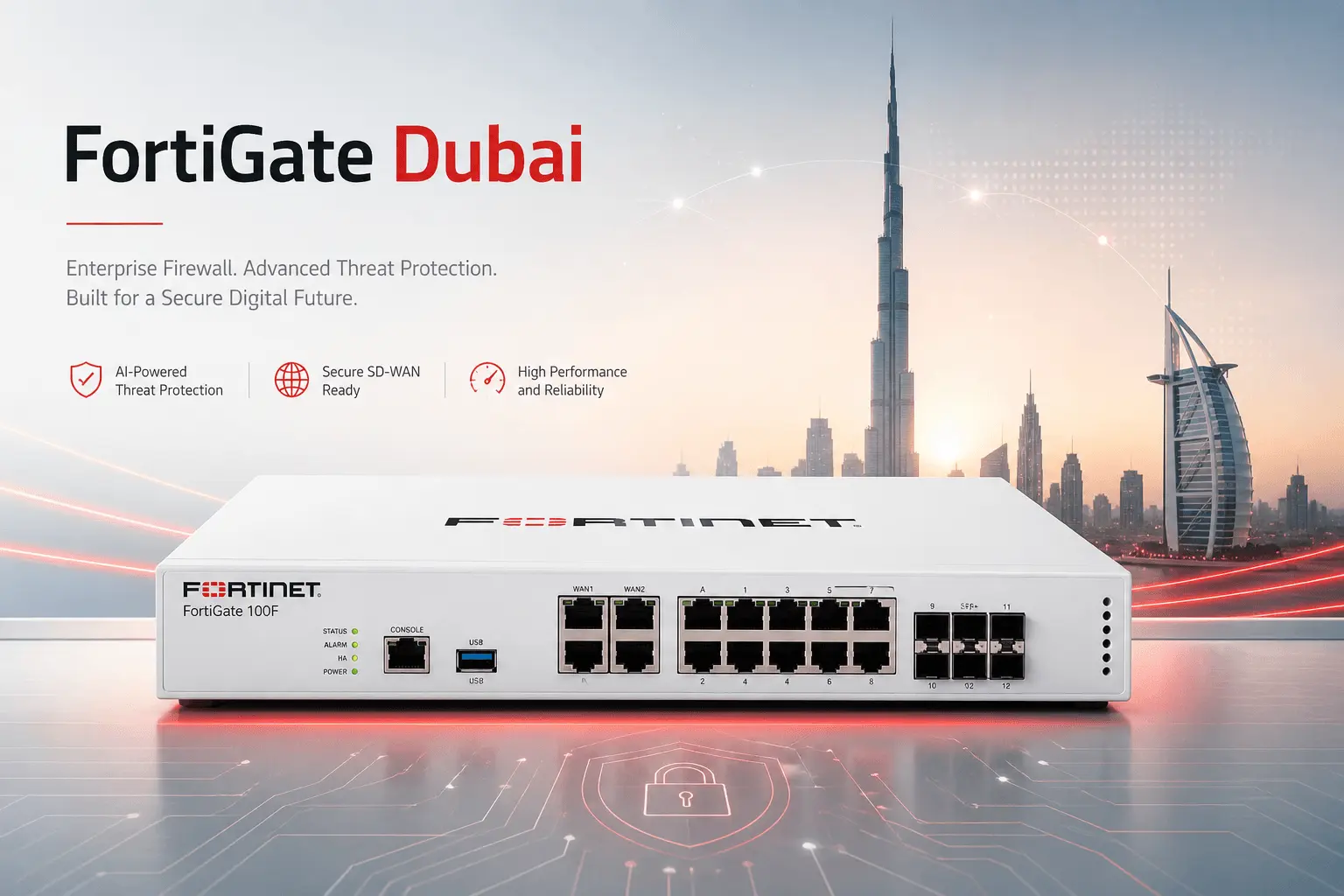 FortiGate Dubai firewall appliance available from Fourteck