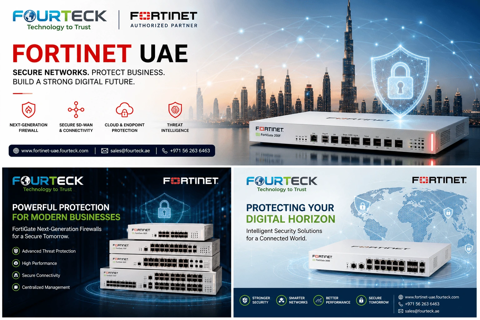 Fortinet FortiGate firewall UAE with Dubai cybersecurity background