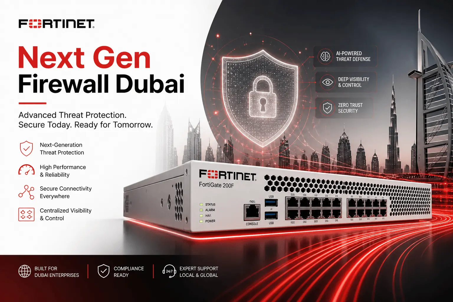 Fortinet Secure SD-WAN and branch security in UAE